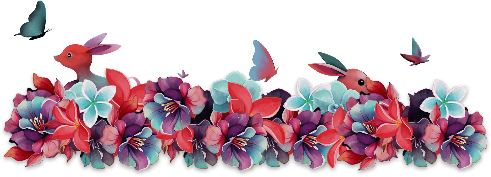 flowers-bouquete-and-bunnies1